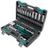 Набор инструментов 1/2", 1/4", CrV 12 гранные головки 94 предмета Stels