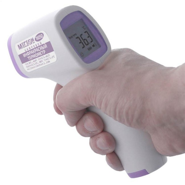 Бесконтактный инфракрасный термометр МЕГЕОН 16050 Бесконтактный инфракрасный термометр МЕГЕОН 16050