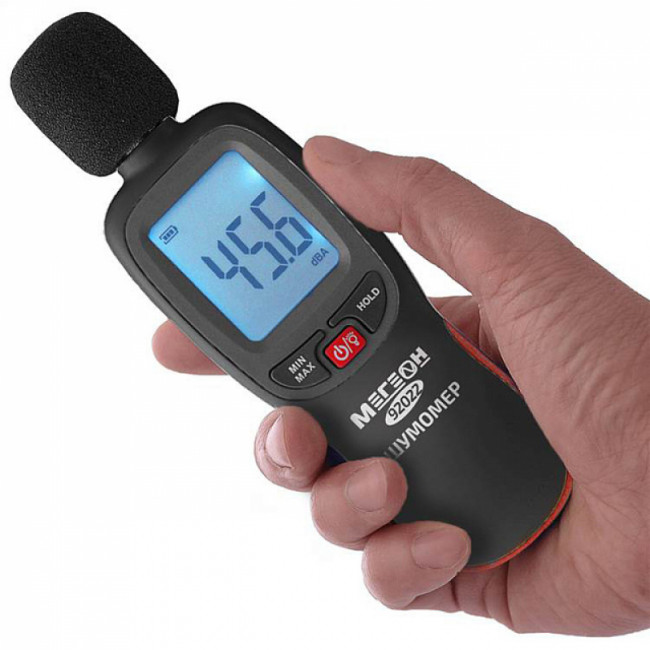 Шумомер МЕГЕОН 92022 с Bluetooth Шумомер МЕГЕОН 92022 с Bluetooth
