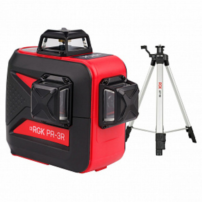Комплект: лазерный уровень RGK PR-3R + штатив Комплект: лазерный уровень RGK PR-3R + штатив