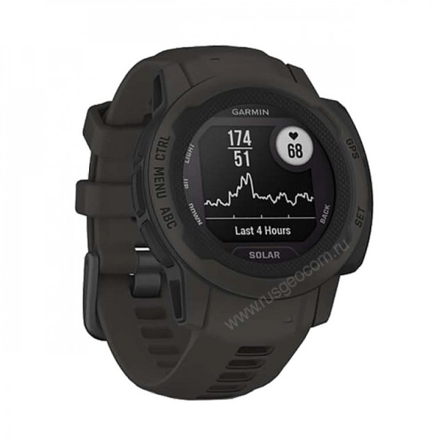 Часы Garmin Instinct 2s Solar черный