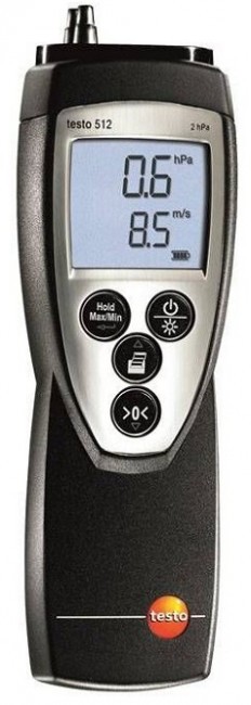 Прибор для измерения давления газа Testo 512 0...200 гПа Прибор для измерения давления газа Testo 512 0...200 гПа