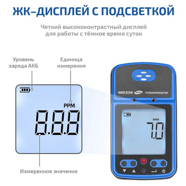 Газоанализатор (измеритель концентрации диоксида азота) МЕГЕОН 08206