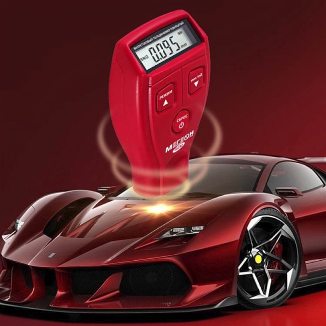 Толщиномер лакокрасочного покрытия автомобиля МЕГЕОН 19230 Толщиномер лакокрасочного покрытия автомобиля МЕГЕОН 19230