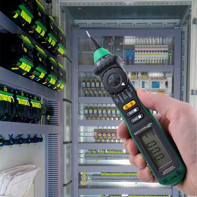 Мультиметр цифровой тип "ручка" МЕГЕОН 12789 Мультиметр цифровой тип "ручка" МЕГЕОН 12789