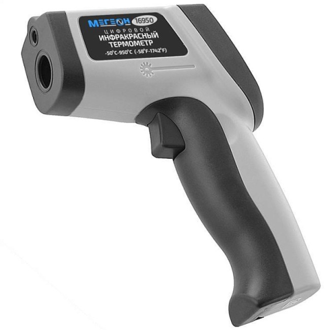 Инфракрасный термометр с цветным дисплеем МЕГЕОН 16950