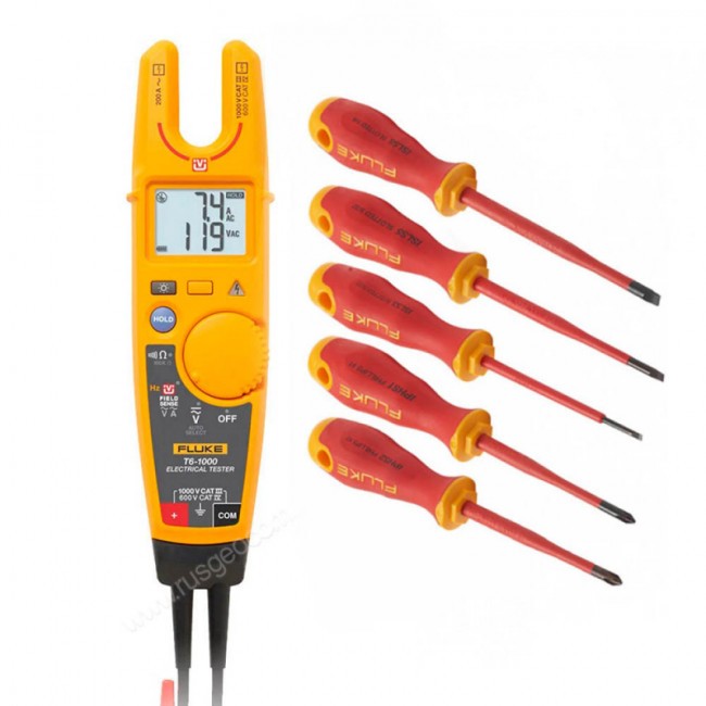 Комплект Fluke IBT6M - тестер напряжения Fluke T6-1000/EU с набором отвёрток Комплект Fluke IBT6M - тестер напряжения Fluke T6-1000/EU с набором отвёрток