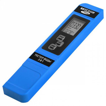 Тестер воды 3 в 1 (солемер/кондуктометр/термометр) МЕГЕОН 17004 Тестер воды 3 в 1 (солемер/кондуктометр/термометр) МЕГЕОН 17004