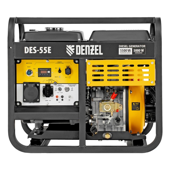 Генератор дизельный DES-55E, 5,5 кВт Denzel