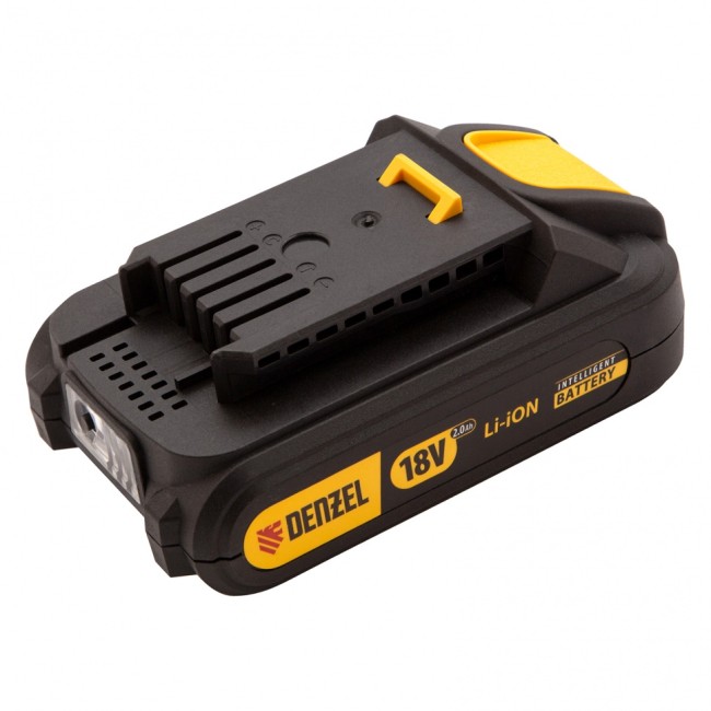 Батарея аккумуляторная IB-18-2.0, 18 В, 2.0 Ач Denzel Батарея аккумуляторная IB-18-2.0, 18 В, 2.0 Ач Denzel