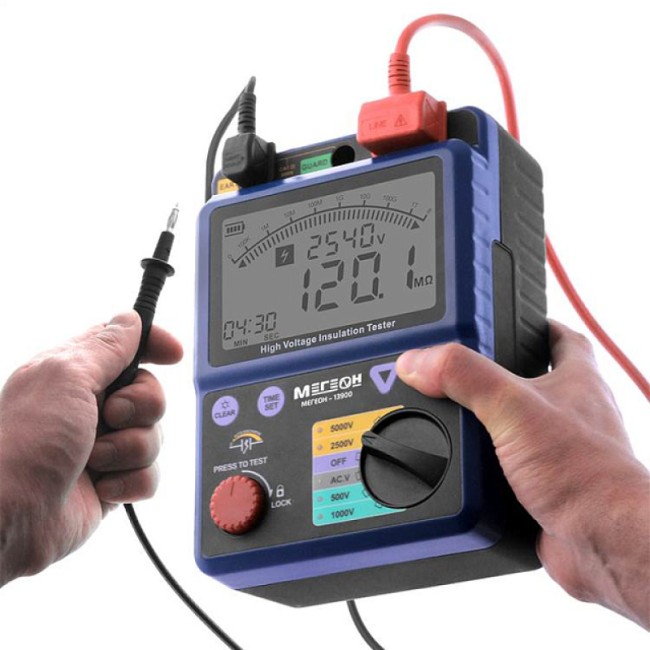 Измеритель сопротивления изоляции (мегаомметр) МЕГЕОН 13900 с поверкой