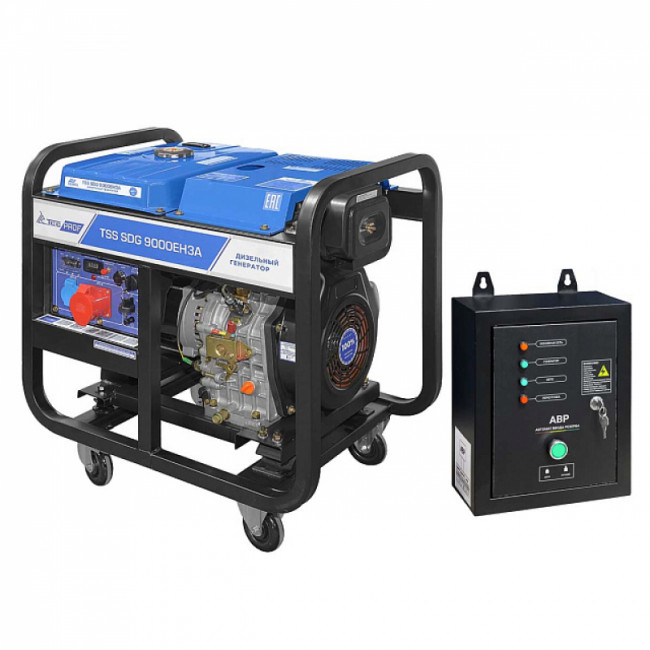 Дизельный генератор TSS SDG 9000EH3A с АВР-С Дизельный генератор TSS SDG 9000EH3A с АВР-С