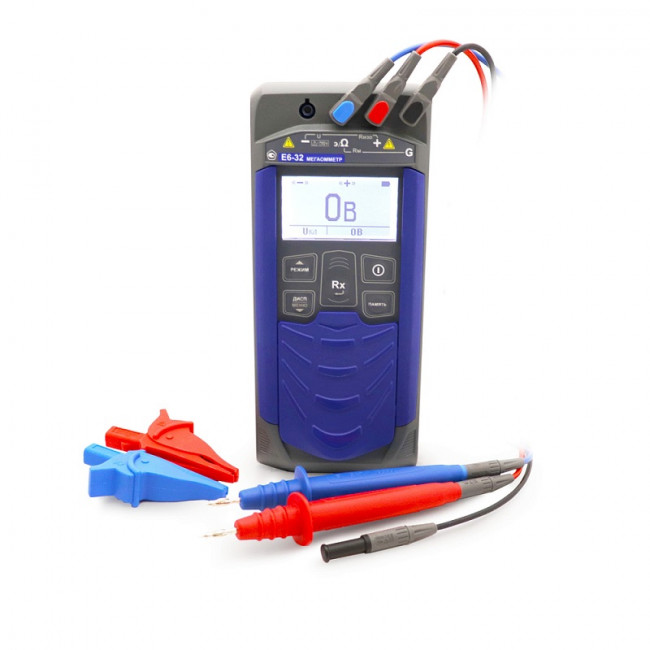 Мегаомметр Радио-Сервис Е6-32 с поверкой Мегаомметр Радио-Сервис Е6-32 с поверкой
