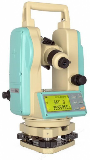 Электронный теодолит RGK T-02 (лазерный отвес) Электронный теодолит RGK T-02 (лазерный отвес)