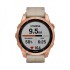 Часы Garmin Fenix 7S Sapphire Solar титановый цвета розовое золото с песчаным кожаным ремешком Часы Garmin Fenix 7S Sapphire Solar титановый цвета розовое золото с песчаным кожаным ремешком