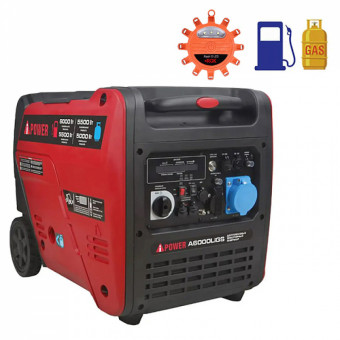 Инверторный гибридный генератор A-iPower A6000LiGS с дополнительным освещением (газ и бензин) Инверторный гибридный генератор A-iPower A6000LiGS с дополнительным освещением (газ и бензин)