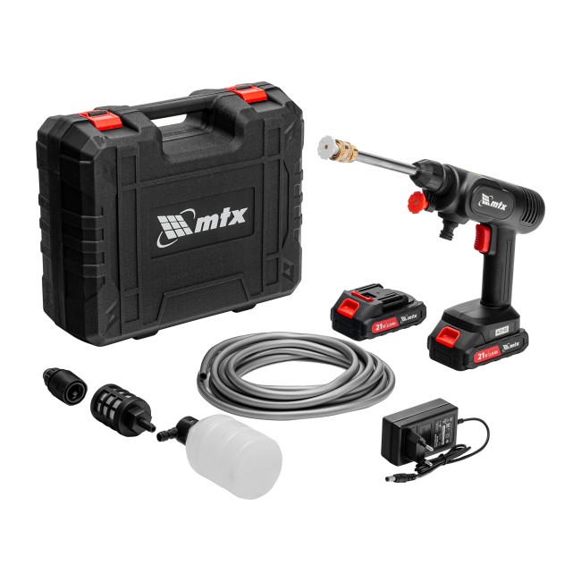 Моечная машина высокого давления аккумуляторная А-21-02 MTX Моечная машина высокого давления аккумуляторная А-21-02 MTX