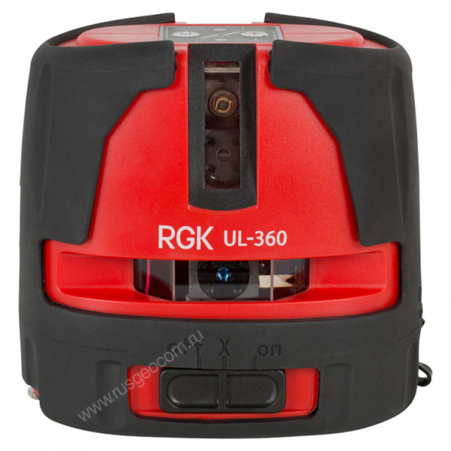Комплект: лазерный уровень RGK UL-360 + штатив, приемник, рейка Комплект: лазерный уровень RGK UL-360 + штатив, приемник, рейка