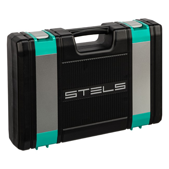 Набор инструментов 1/2", 1/4", CrV 76 предметов Stels Набор инструментов 1/2", 1/4", CrV 76 предметов Stels