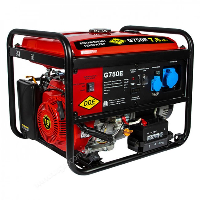 Бензиновый генератор DDE G750E Бензиновый генератор DDE G750E