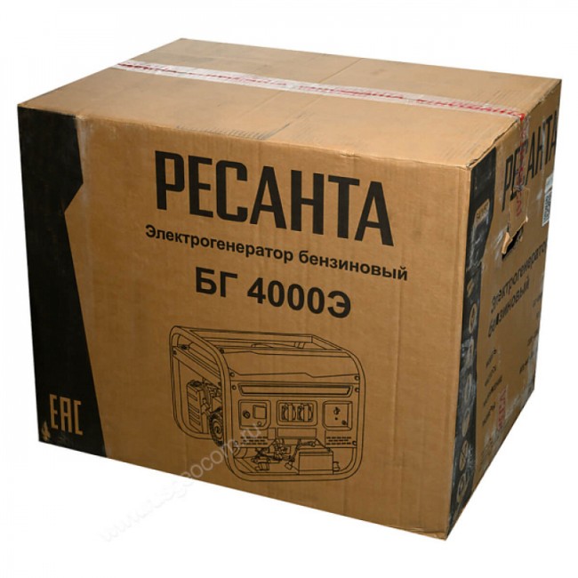 Бензиновый генератор Ресанта БГ 4000 Э Бензиновый генератор Ресанта БГ 4000 Э