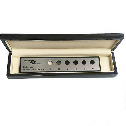 Набор мер оптической плотности ИНМОП-6 Набор мер оптической плотности ИНМОП-6
